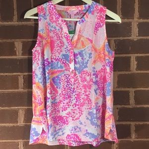 NWT Lilly Pulitzer Kerry Silk Top